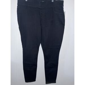 Old Navy Mid Rise Leggings 18 Black Adjustable Jeans Leggings New with Tags